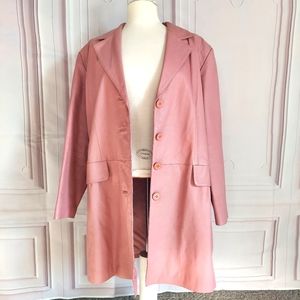 Venezia Antique Leather Pink Jacket